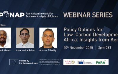 Webinar: Policy Options for Low-Carbon Development in Africa: Insights from Kenya