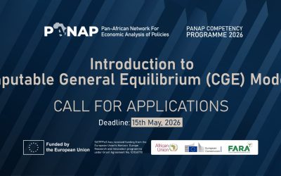 Call for Applications: Introduction to Computable General Equilibrium (CGE) Modelling